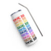 Book Bish Rainbow tumbler