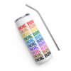 Book Bish Rainbow tumbler
